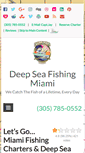 Mobile Screenshot of deepseafishingmiami.com
